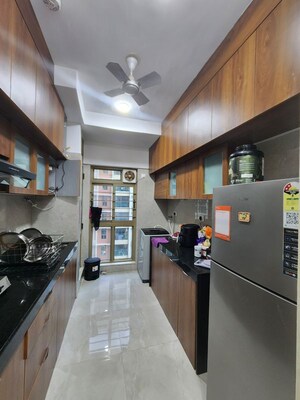 Kitchen in 2 BHK Apartment at Sheth Vasant Oasis, Andheri East – for Rent