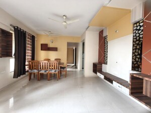 Living Room in 3 BHK Apartment at Nyati Ethos, Undri – for Rent