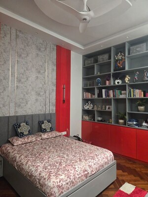 Bedroom in 3.5 BHK Apartment at Omkar Alta Monte, Malad East – for Rent