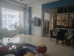 Living Room in 3.5 BHK Apartment at Omkar Alta Monte, Malad East – for Rent