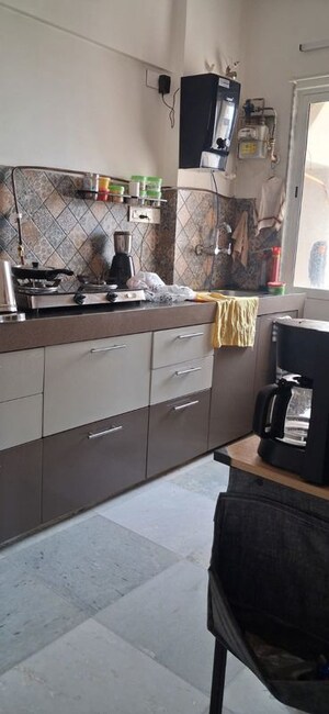 Kitchen in 1 BHK Apartment at Hiranandani Gardens Cypress, Powai – for Rent