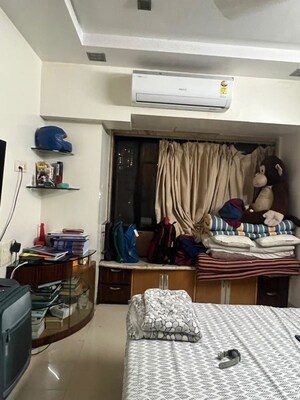 Living Room in 3 BHK Apartment at Raj Rudram Apartments, Goregaon East – for Sale