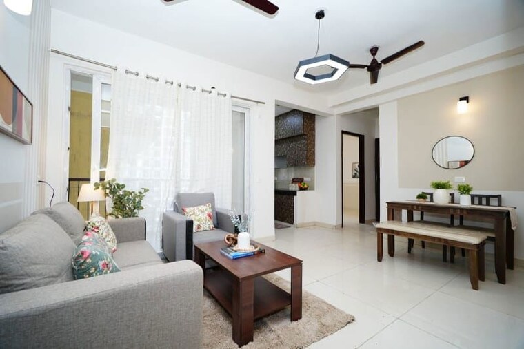 Living Room, alpine-aigin-royal 2 Bedroom 1050 Sq.Ft. Apartment In Sector 1 Greater Noida Greater Noida 10614433