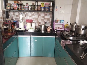 Kitchen in 2 BHK Apartment at Gulmohar Privilege, Kharadi – for Sale