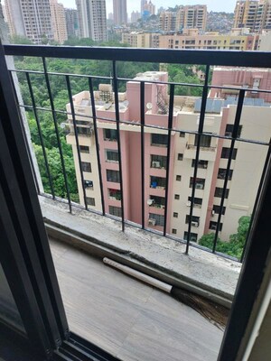 Balcony in 1 BHK Apartment at Dosti Desire Joy, Brahmand – for Rent