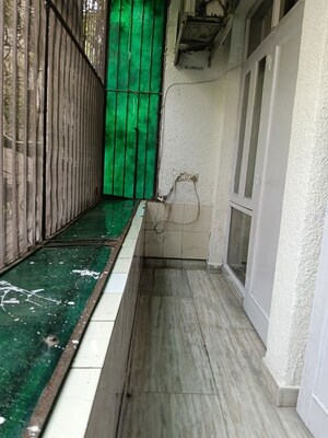 Balcony in 3 BHK Apartment at Pamposh Enclave – for Rent