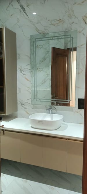 Bathroom in 3 BHK Builder Floor at Shivalik Colony – for Rent