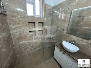 Bathroom in 3 BHK Apartment at Greater Kailash I – for Rent