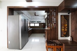 Kitchen in 3 BHK Apartment at Motera – for Sale