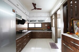 Kitchen in 3 BHK Apartment at Motera – for Sale