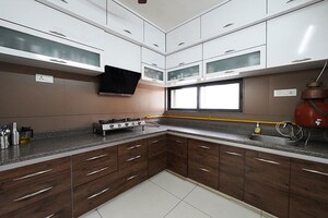 Kitchen in 3 BHK Apartment at Motera – for Sale
