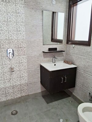 Bathroom in 3 BHK Apartment at East Of Kailash – for Rent