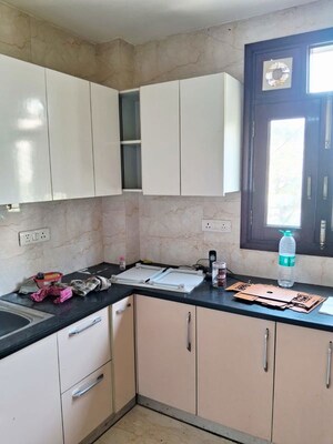 Kitchen in 3 BHK Apartment at East Of Kailash – for Rent