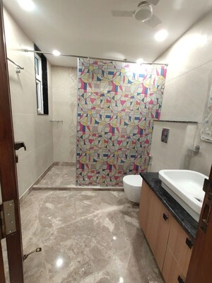 Bathroom in 4 BHK Apartment at Greater Kailash I – for Rent