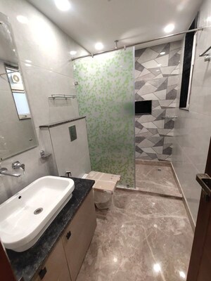 Bathroom in 4 BHK Apartment at Greater Kailash I – for Rent