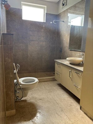 Bathroom in 4 BHK Independent House at Sainik Farm – for Rent