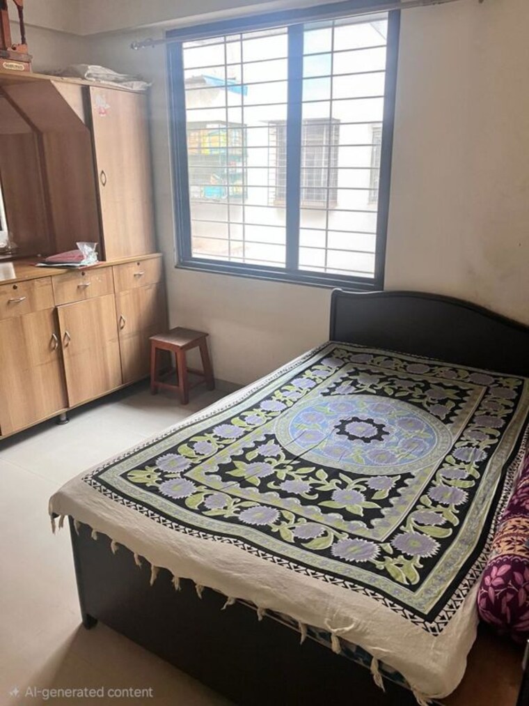 Bedroom, shree-anand-royal-castle 2 Bedroom 750 Sq.Ft. Apartment In Thergaon Pune 10614579