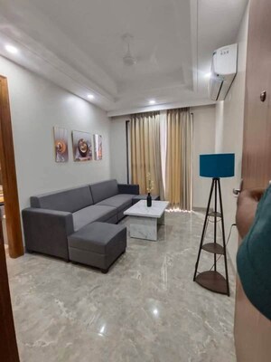 Living Room in 1 BHK Apartment at Saket – for Rent