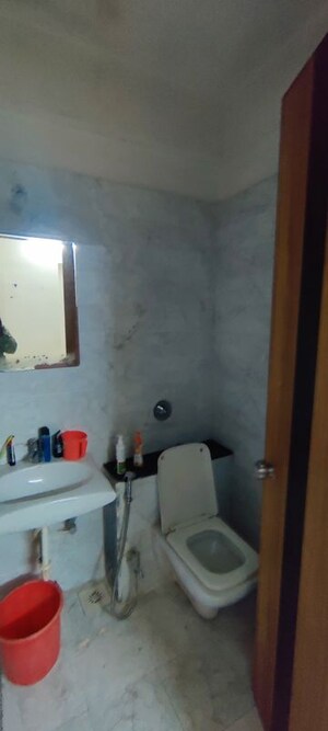 Bathroom in 2 BHK Apartment at Nirman Altius, Kharadi – for Rent