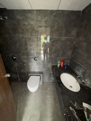Bathroom in 3 BHK Apartment at Shiv Park 59, Wakad – for Sale