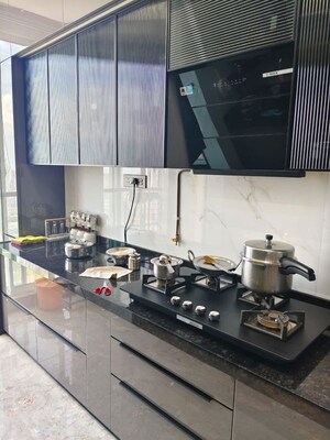 Kitchen in 3 BHK Apartment at Marathon Monte South, Byculla West – for Sale