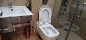Bathroom in 3 BHK Apartment at Lohia Jain Vallonia Apartments, Bavdhan – for Rent