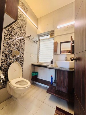 Bathroom in 3 BHK Apartment at Greater Kailash ii – for Rent
