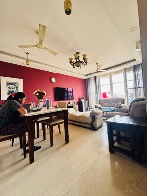 Gym in 3 BHK Apartment at Greater Kailash ii – for Rent