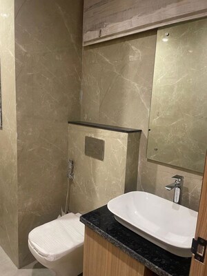 Bathroom in 1 RK Builder Floor at Sector 55 – for Rent