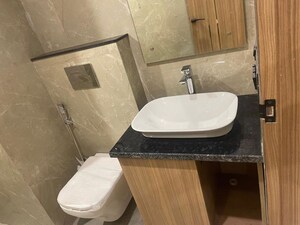 Bathroom in 1 RK Builder Floor at Sector 55 – for Rent