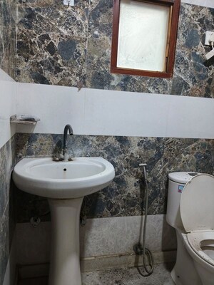 Bathroom in 2 BHK Apartment at Panchsheel Vihar – for Rent