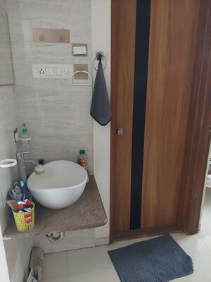 Bathroom in 2 BHK Apartment at Nirman Altius, Kharadi – for Rent