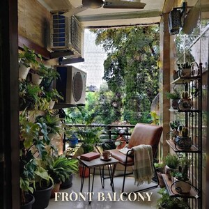 Balcony in 2 BHK Apartment at Lajpat Nagar ii – for Rent