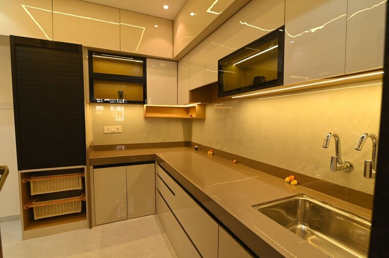 Kitchen, ten-united-athashri 2 Bedroom 1003 Sq.Ft. Apartment In Dhanori Pune 10614744