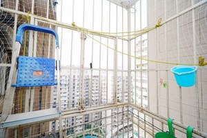 Balcony in 3 BHK Apartment at Ajnara Grand Heritage, Sector 74 – for Sale