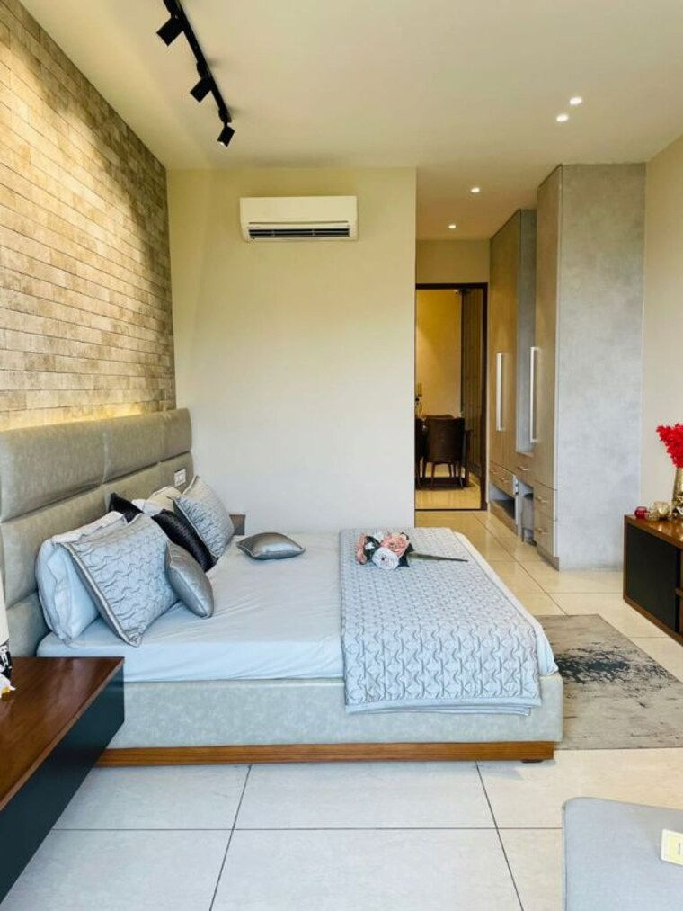 Bedroom, allwin-el-spazia 3 Bedroom 1400 Sq.Ft. Apartment In Sanauli Zirakpur 10614785