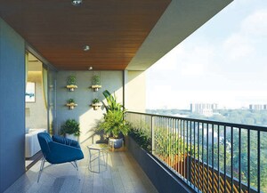 Balcony in 3 BHK Apartment at Science City – for Sale