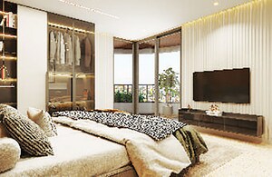 Bedroom in 3 BHK Apartment at Science City – for Sale