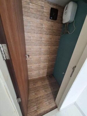 Bathroom in 1 BHK Apartment at Lodha Crown Quality Homes, Majiwada – for Rent
