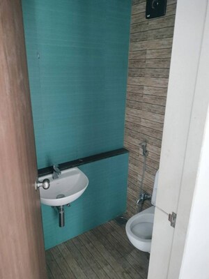 Bathroom in 1 BHK Apartment at Lodha Crown Quality Homes, Majiwada – for Rent