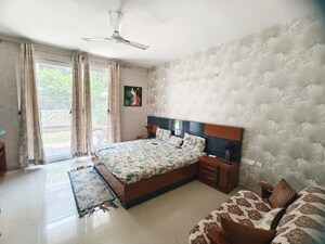 Bedroom in 3 BHK Builder Floor at Omaxe Silver Birch, North Mullanpur – for Rent