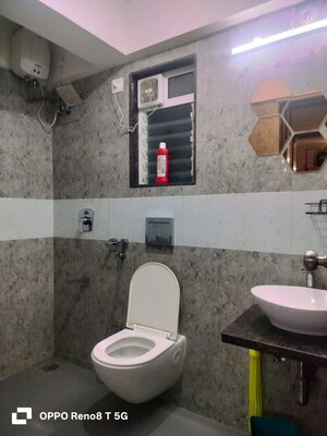 Bathroom in 1 BHK Apartment at Veena Senterio, Chembur – for Rent