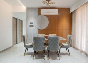 Dining Room in 3 BHK Apartment at Nagda Rajmani Residency, Sevasi – for Sale