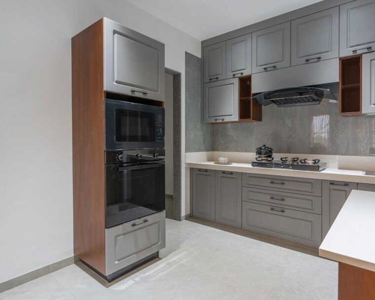 Kitchen, nagda-rajmani-residency 3 Bedroom 1212 Sq.Ft. Apartment In Sevasi Vadodara 10614906