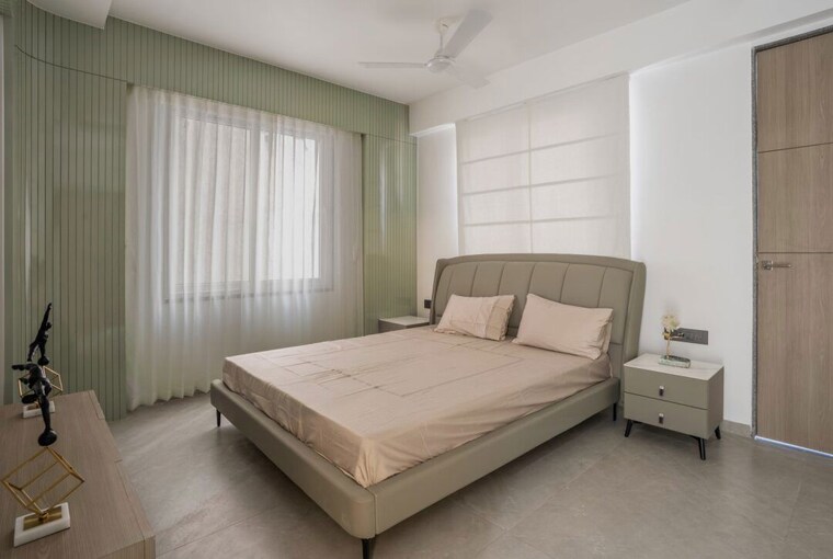 Bedroom, nagda-rajmani-residency 3 Bedroom 1212 Sq.Ft. Apartment In Sevasi Vadodara 10614906