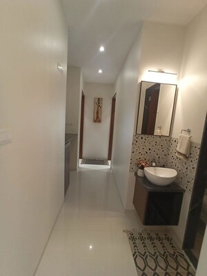 Bathroom in 3 BHK Apartment at Beharay Rathi Hillview Residency, Kothrud – for Rent