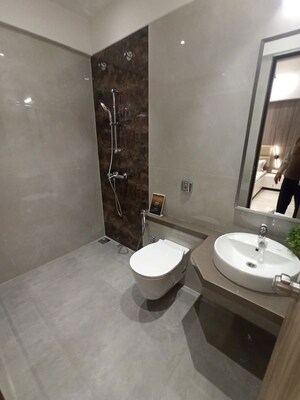 Bathroom in 3 BHK Apartment at Beharay Rathi Hillview Residency, Kothrud – for Rent