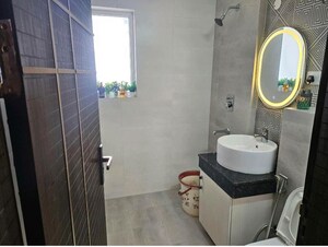 Bathroom in 3.5 BHK Apartment at Mahagun Mezzaria, Sector 78 – for Rent