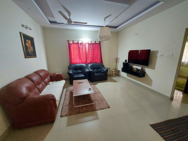 Living Room, heritage-county 3 Bedroom 1200 Sq.Ft. Villa In Sarjapur Bangalore 10563605