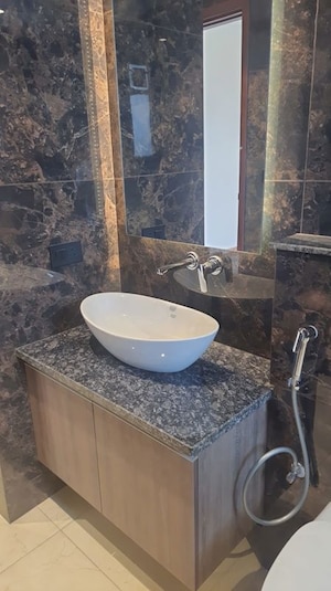 Bathroom in 4 BHK Builder Floor at Ansal API Esencia, Sector 67 – for Sale
